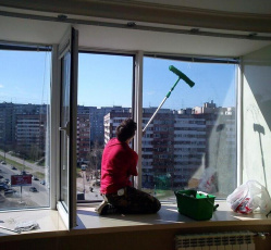 Мытье окон в однокомнатной квартире Краснознаменск